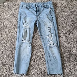 American eagle jeans cropped